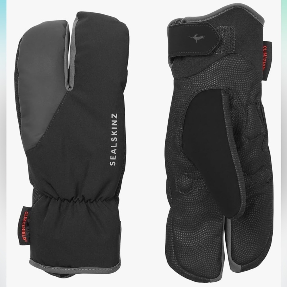 NWT SEALSKINZ Unisex Waterproof Split Finger Glove